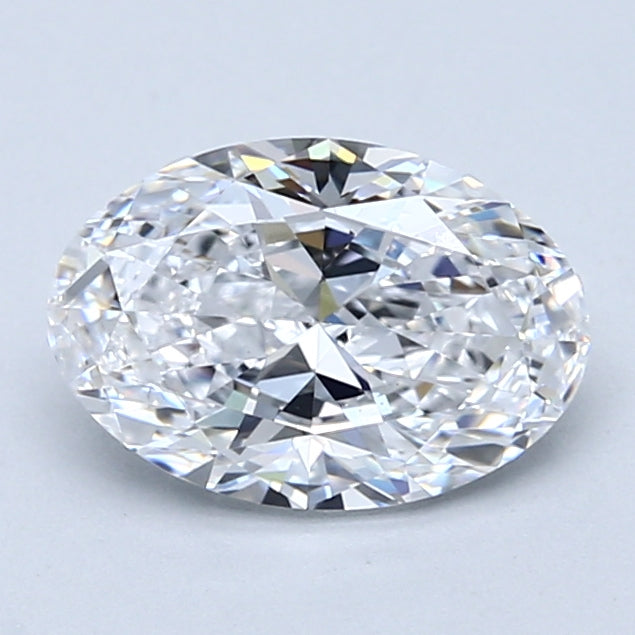 1.5ct Oval Natural Diamond — D SI1, GIA Certified