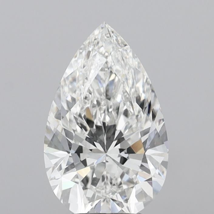 3.56ct Pear Lab-Grown Diamond — F VVS2, IGI Certified