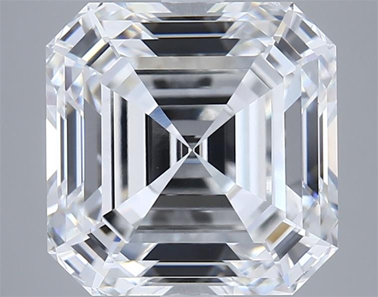 5.01ct Asscher, D VVS2 — IGI