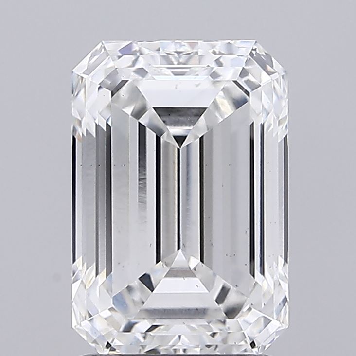 2.1ct Emerald, F VS2 — GIA
