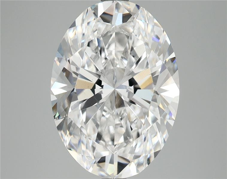 4.55ct Oval, D VS1 — IGI