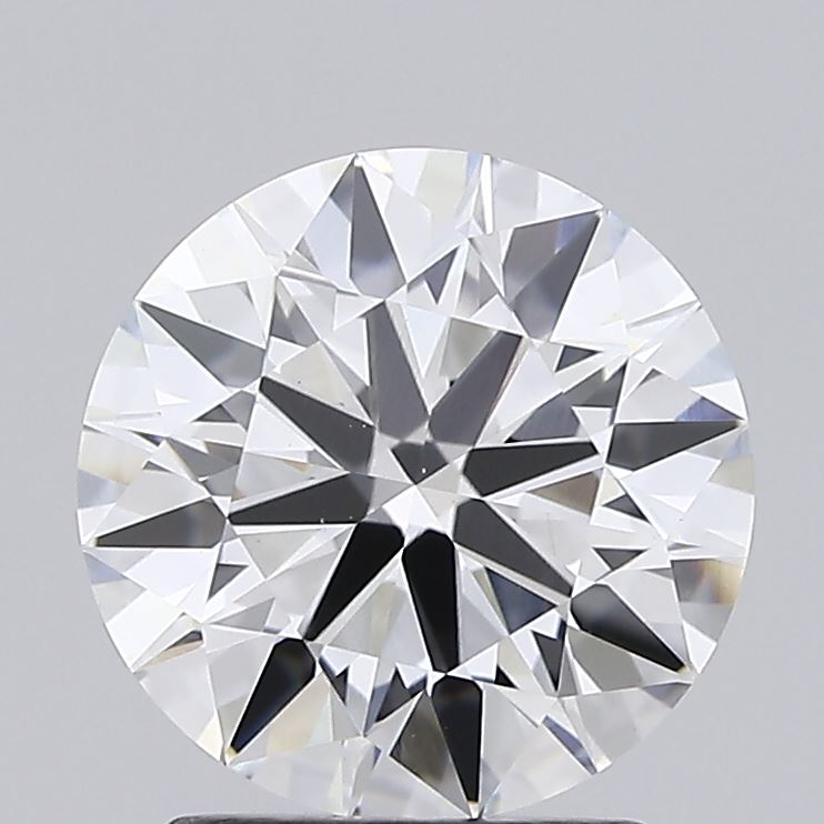 2.08ct Round, F VVS2 — IGI