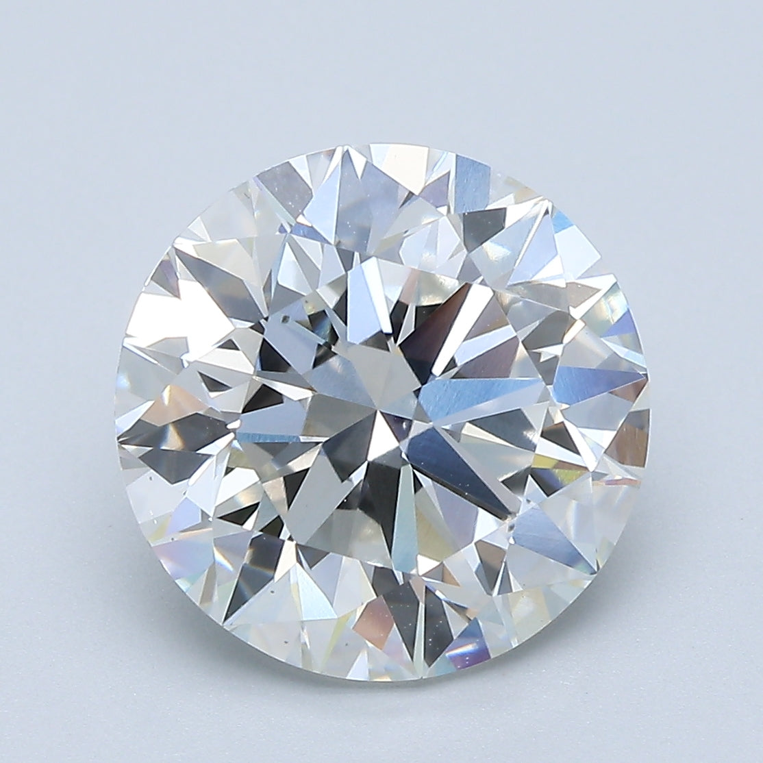 5.01ct Round, F VS2 — IGI