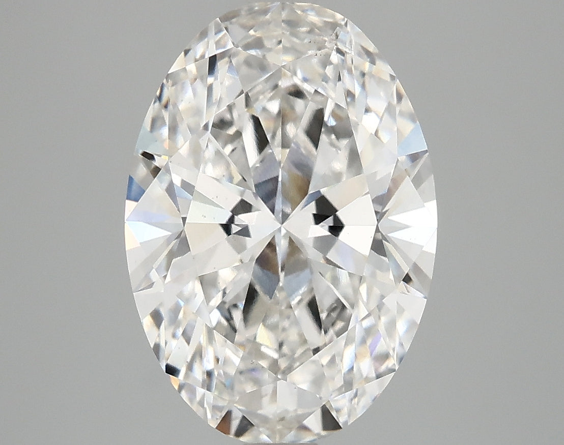 3.78ct Oval, F VS2 — IGI
