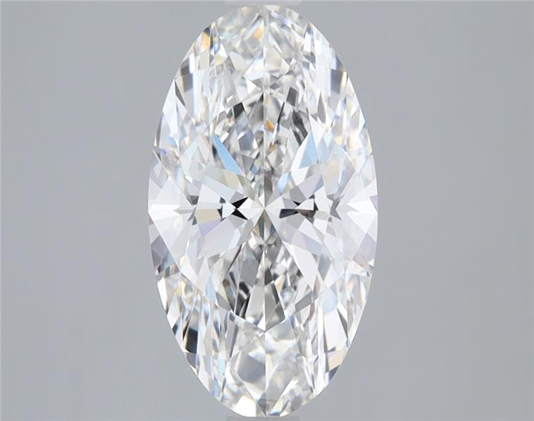 2.01ct Moval, F VS1 — IGI
