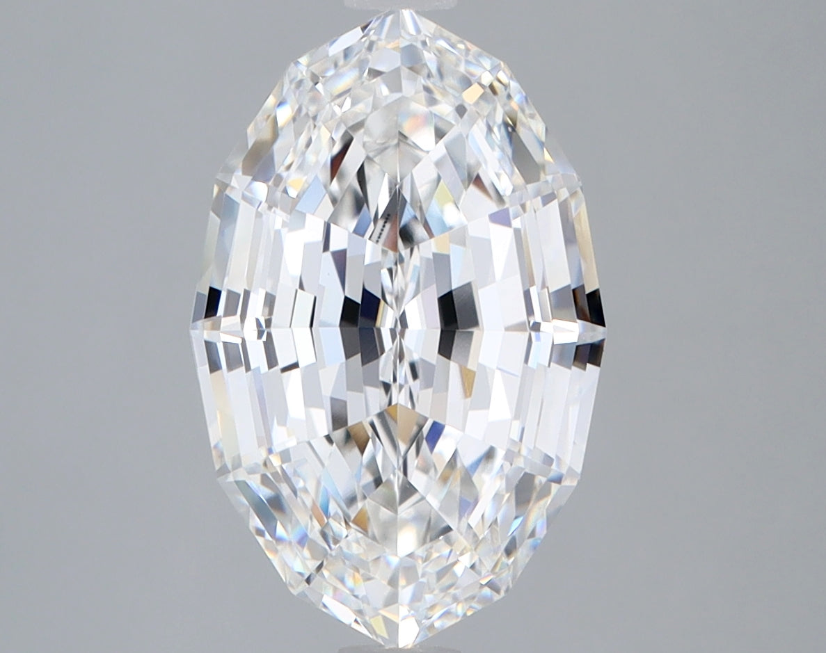 4.01ct Oval Step Cut Lab-Grown Diamond — E VVS2, IGI Certified