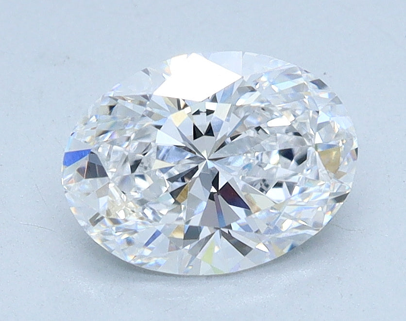1.0ct Oval, D VS2 — IGI