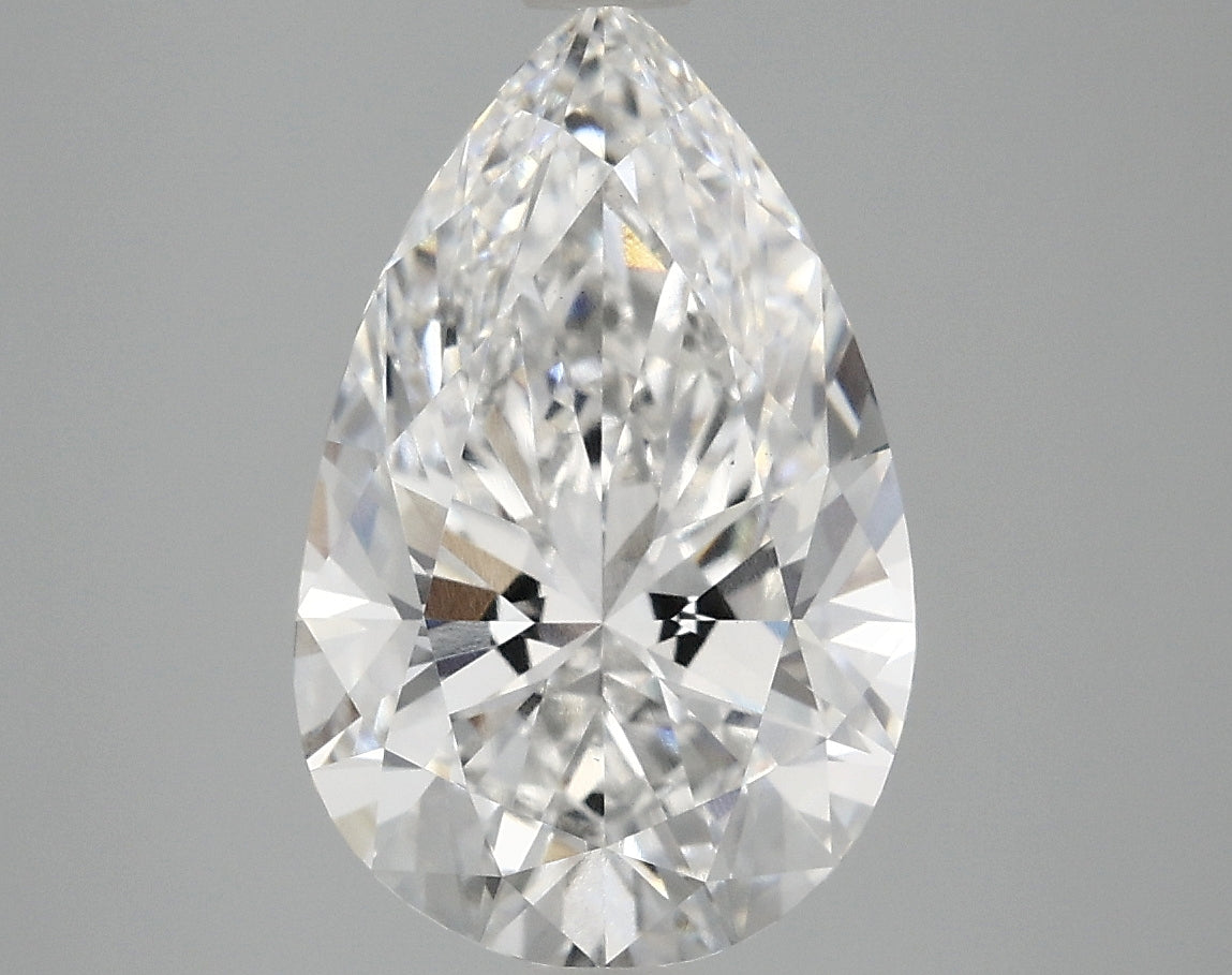 3.94ct Pear, E VS1 — IGI