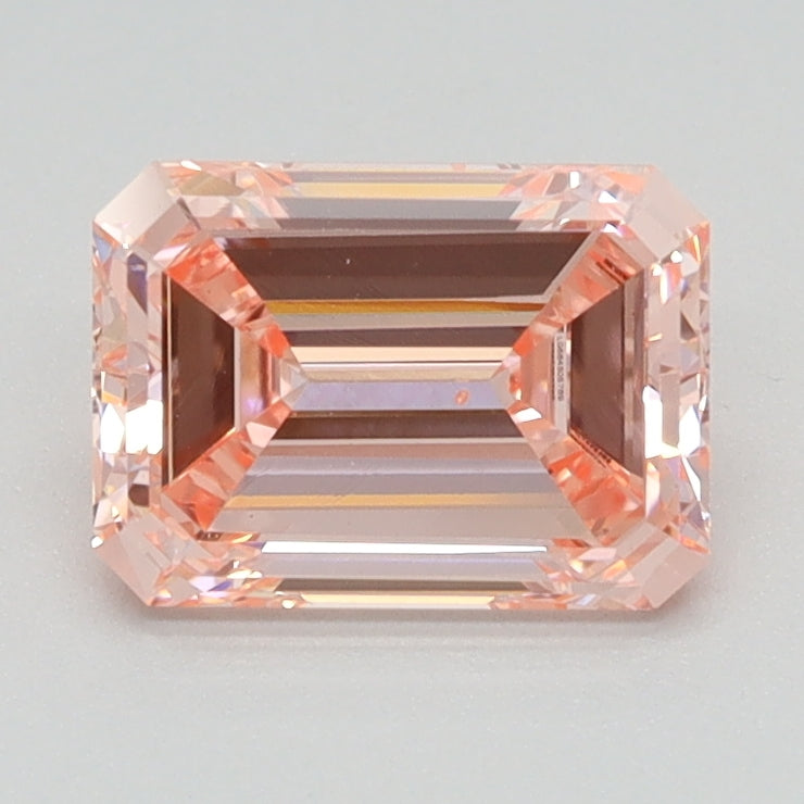 1.25ct Emerald Fancy Vivid Pink Lab-Grown Diamond — VS1 | IGI