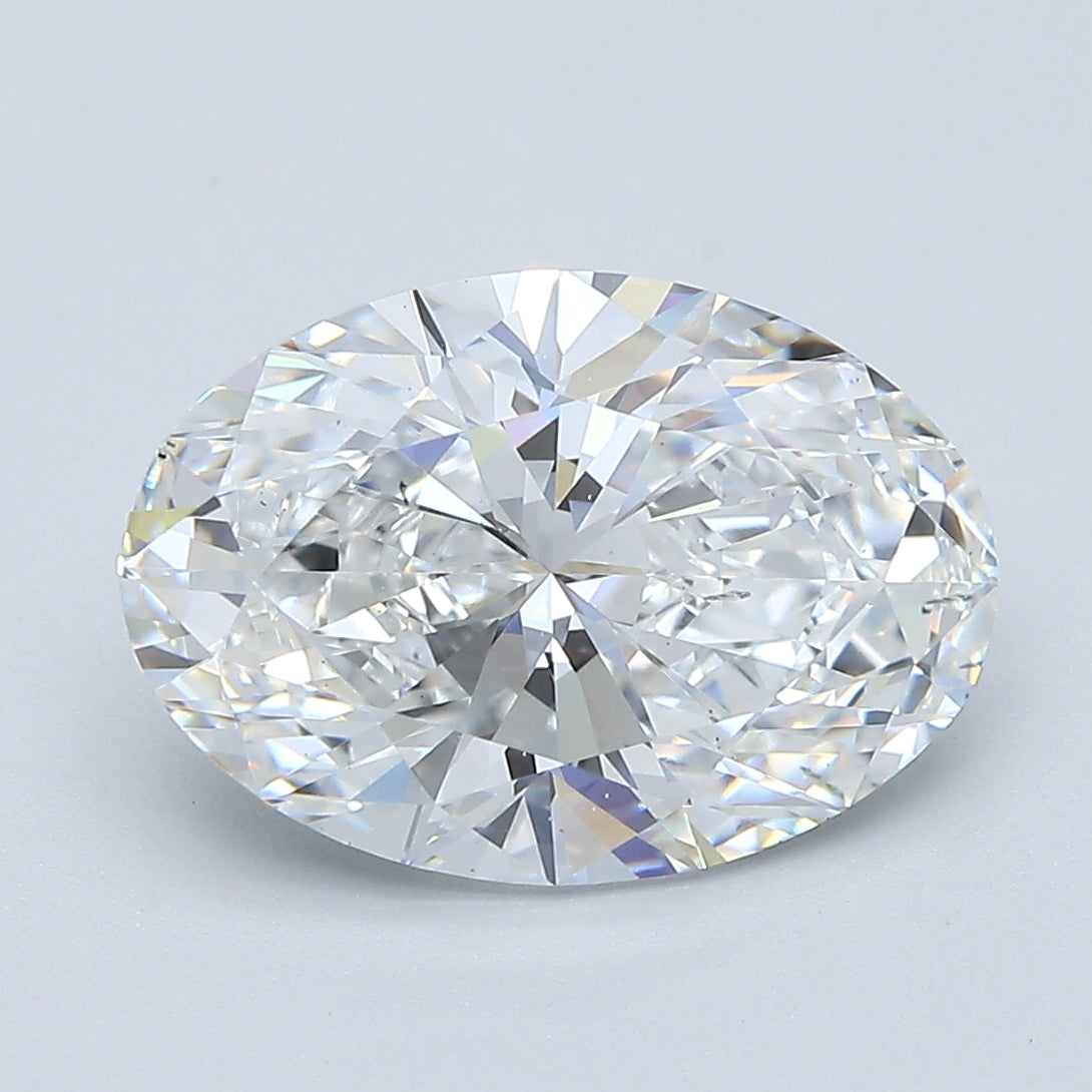 3.56ct Oval, D VS2 — IGI