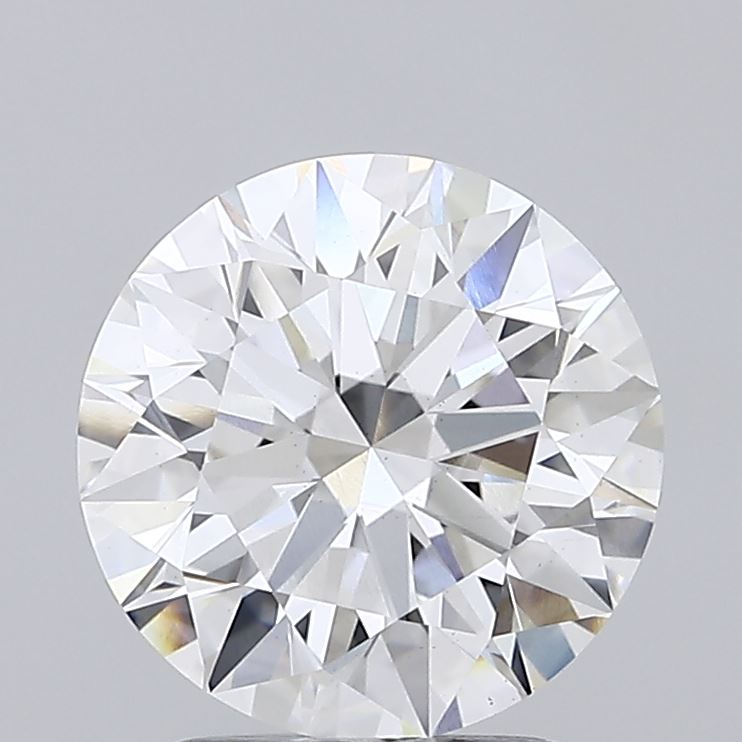 2.64ct Round, E VS1 — IGI