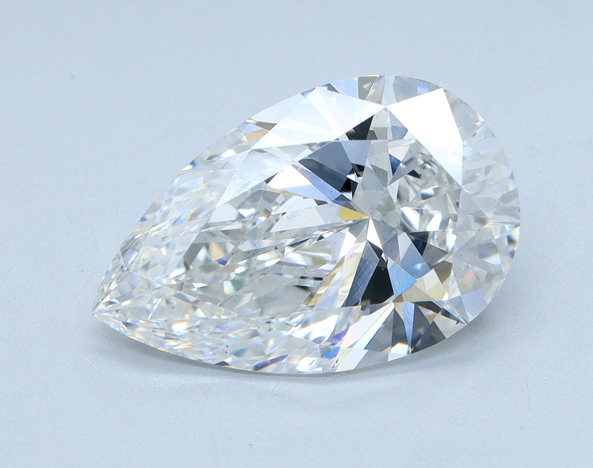 4.02ct Pear, F VS2 — IGI