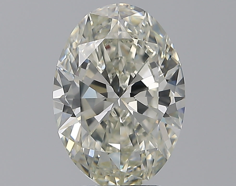 3.5ct Oval Natural Diamond — J SI1, GIA Certified