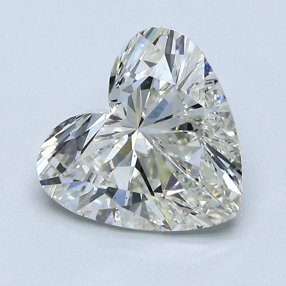2.64ct Heart, H VS1 — IGI