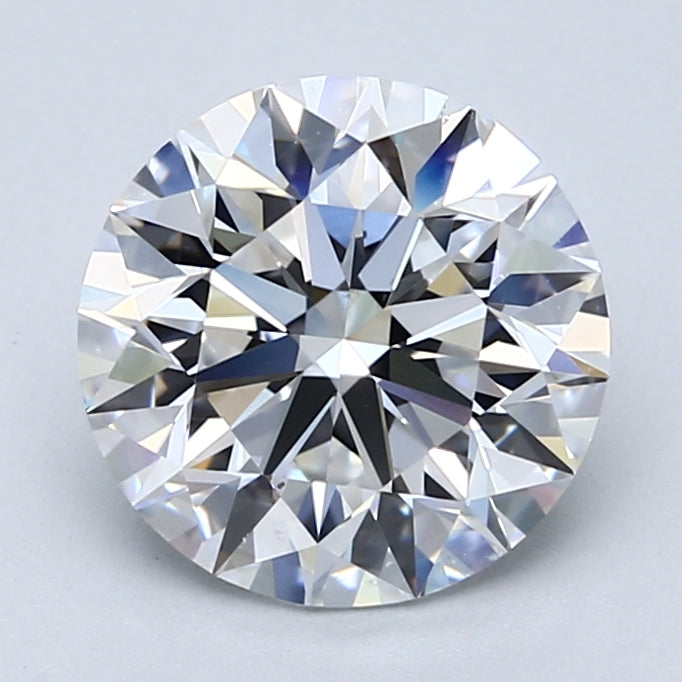 3.01ct Round Natural Diamond — D VS2, GIA Certified