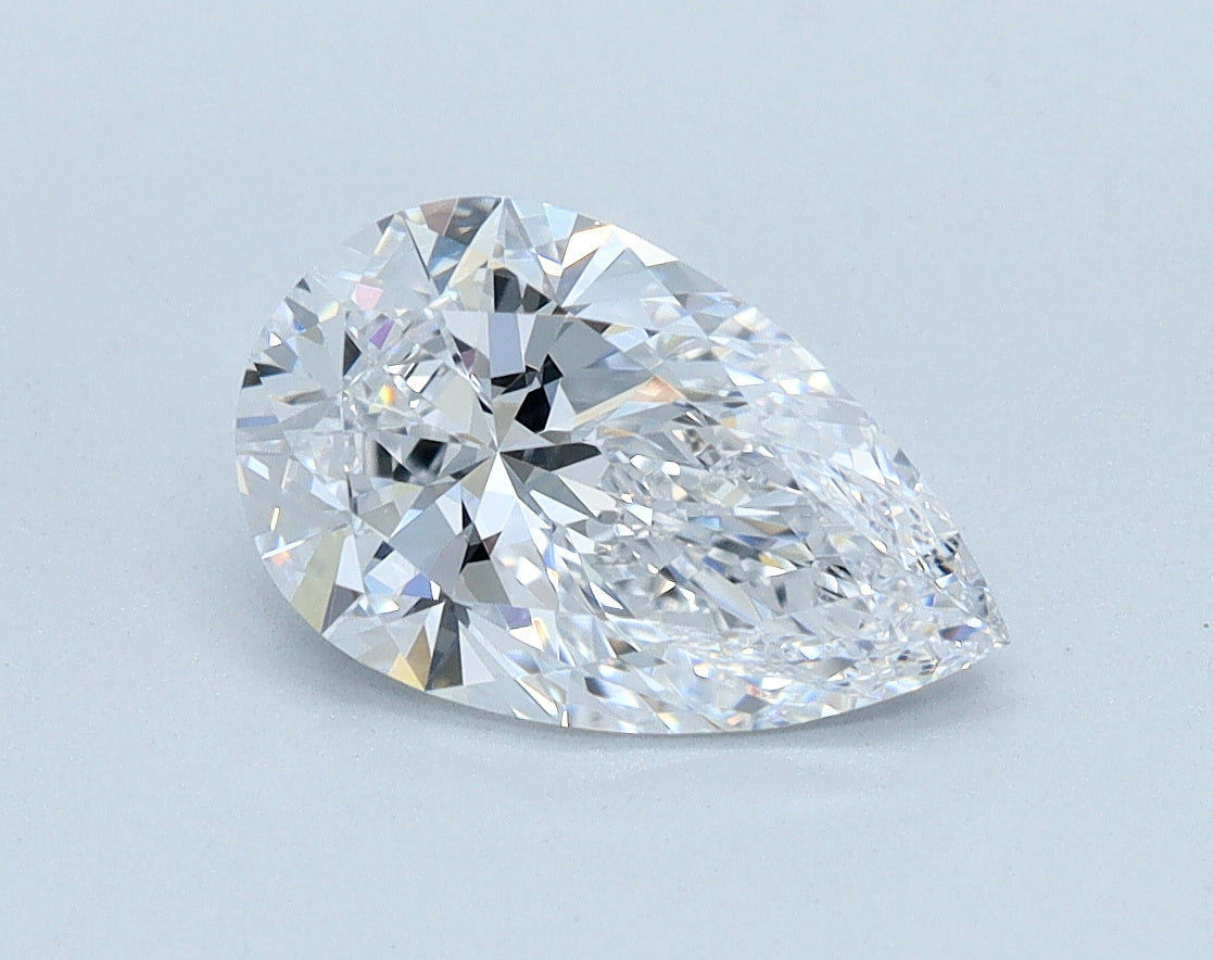1.08ct Pear Lab-Grown Diamond — D VS2, IGI Certified