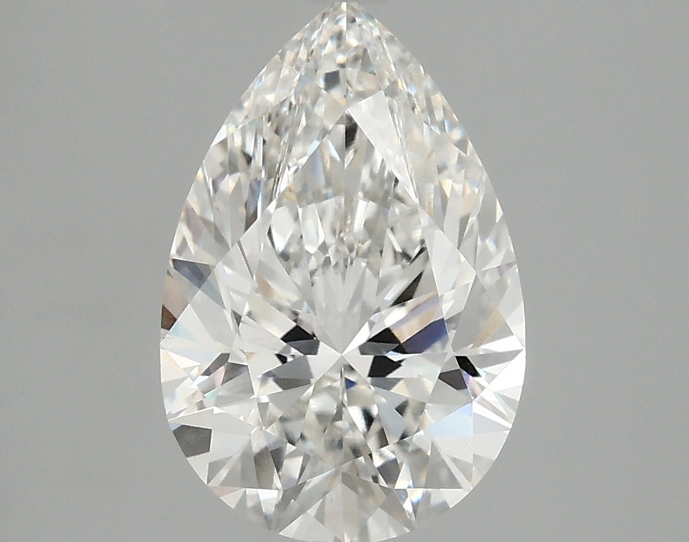 2.84ct Pear Lab-Grown Diamond — F VS1, IGI Certified
