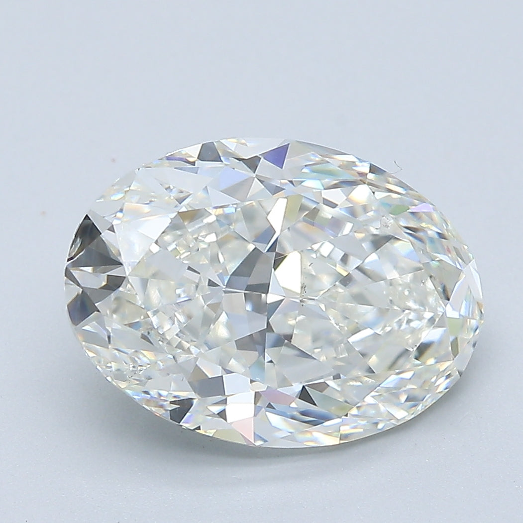 4.01ct Oval, H SI1 — GIA