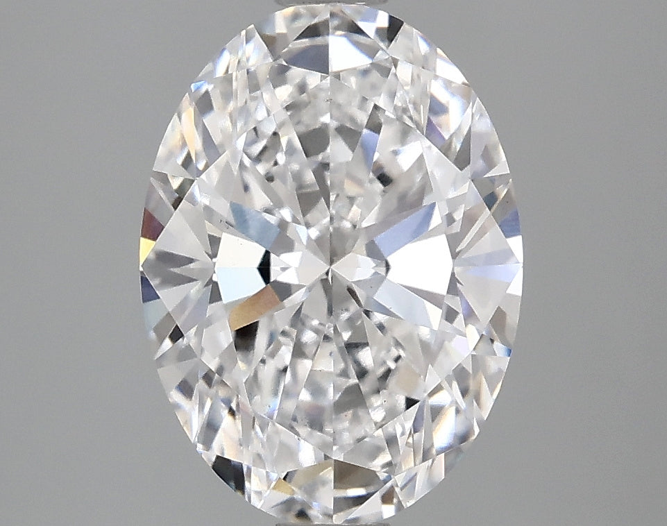 2.97ct Oval, D VS1 — IGI