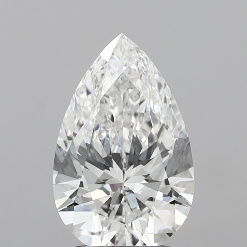 2.11ct Pear, E VS1 — IGI