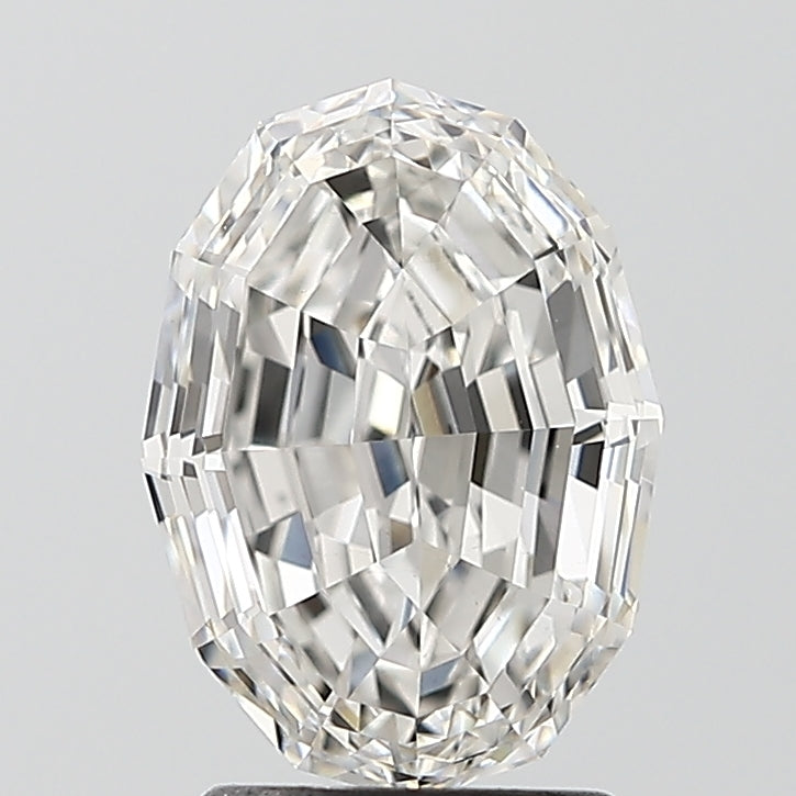 2.51ct Oval Step, F VS1 — IGI