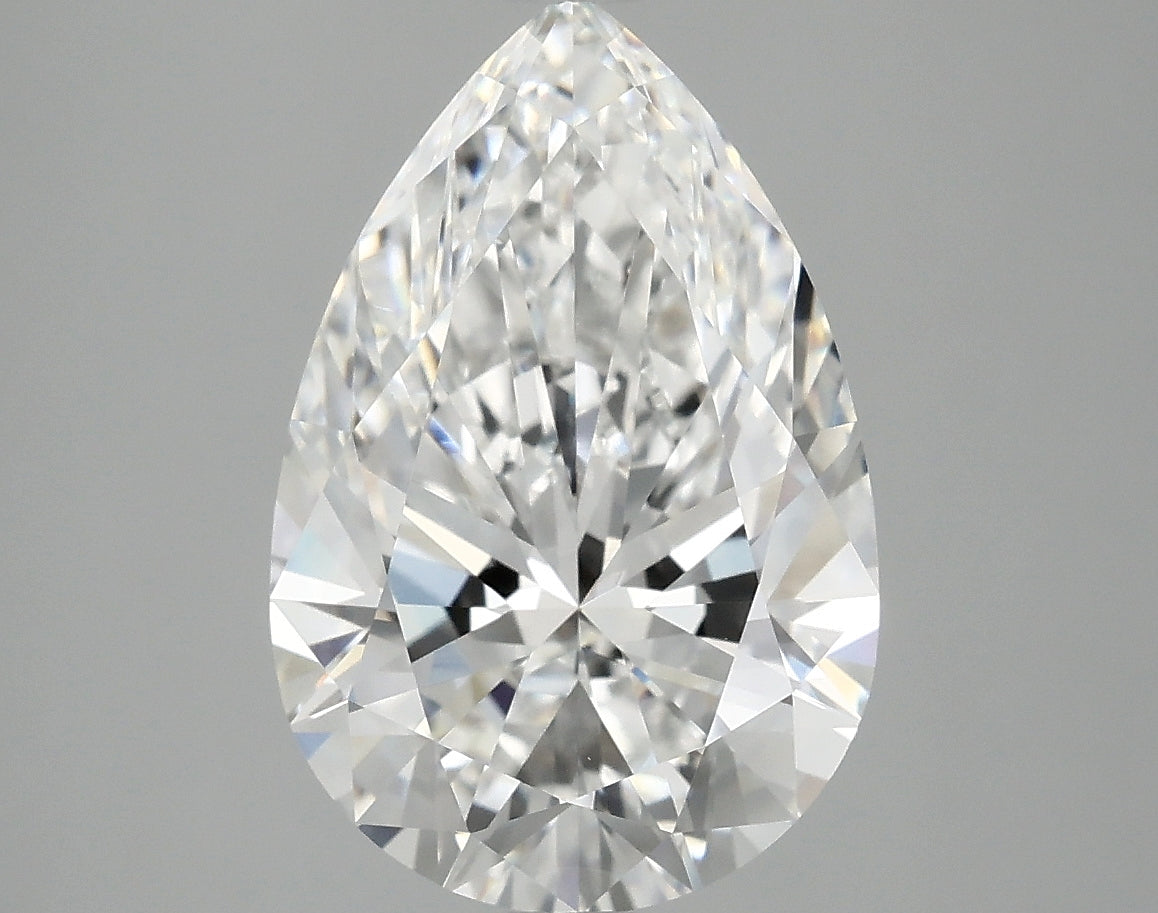 4.07ct Pear, D VVS2 — IGI