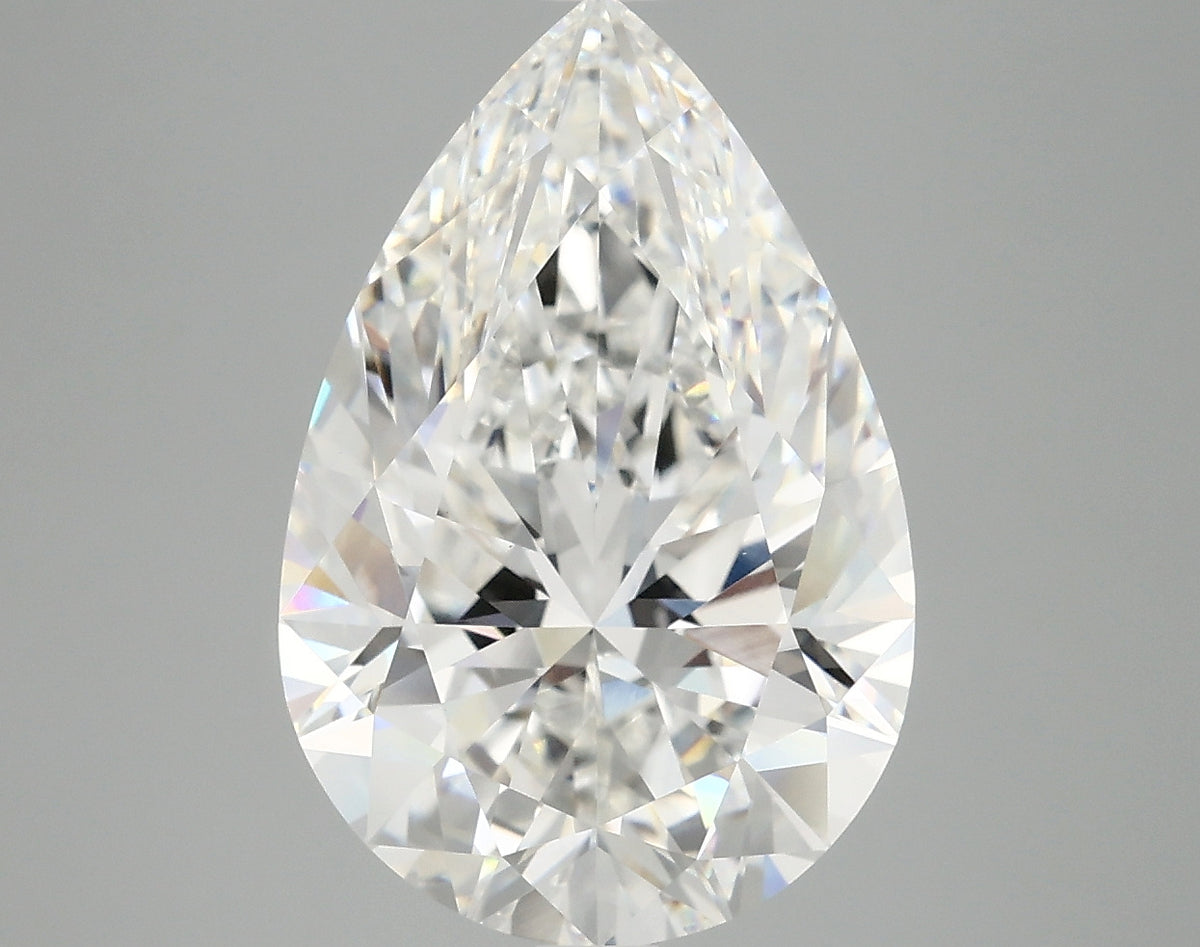 5.84ct Pear, E VVS2 — IGI