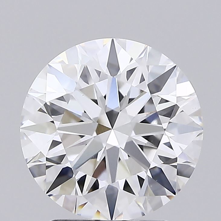 2.81ct Round, D VVS2 — IGI