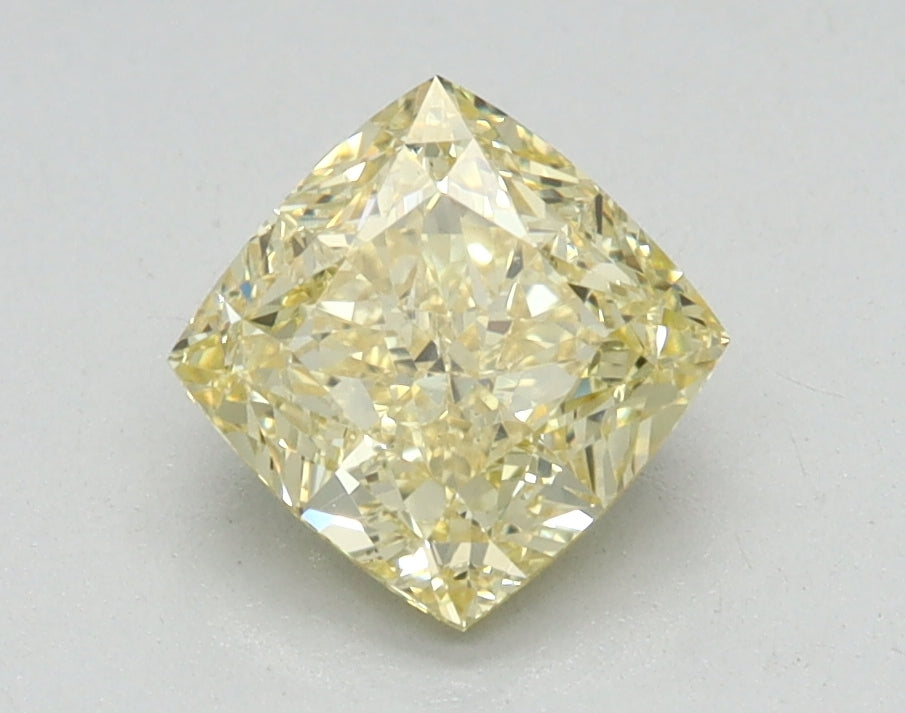 1.04ct Cushion Fancy Intense Yellow Lab-Grown Diamond — VS1 | IGI