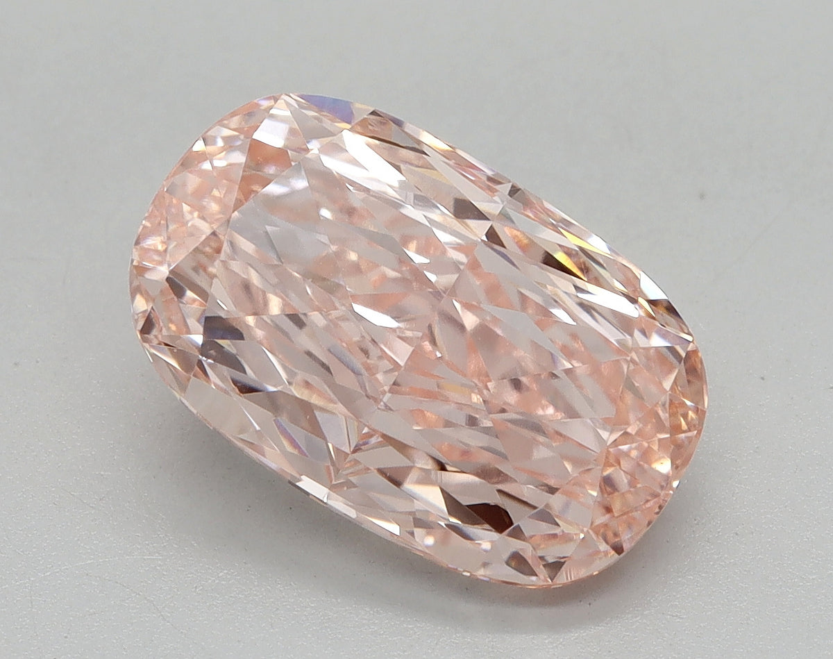 3.52ct Cushion Fancy Intense Pink Lab-Grown Diamond — VVS2 | IGI