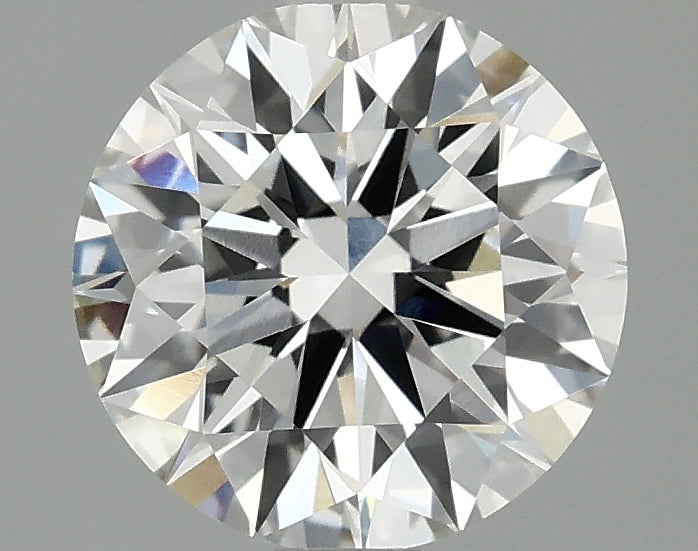 2.06ct Round, F VVS2 — IGI