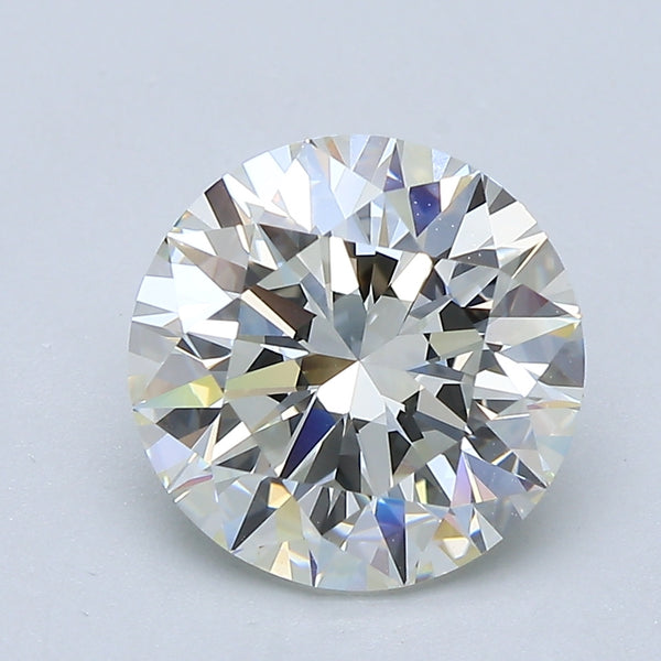 3.0ct Round, J VS1 — GIA