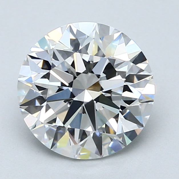 2.2ct Round, D VS1 — GIA