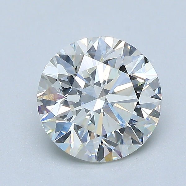 2.02ct Round, F VS1 — GIA
