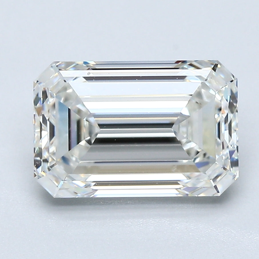 3.04ct Emerald Natural Diamond — H VVS1, GIA Certified