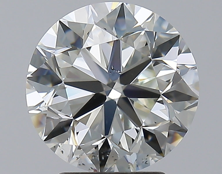 3.01ct Round, J SI1 — GIA