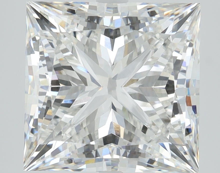 5.52ct Princess, F VVS2 — IGI