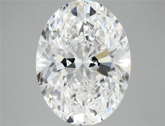 4.44ct Oval, D VVS2 — IGI