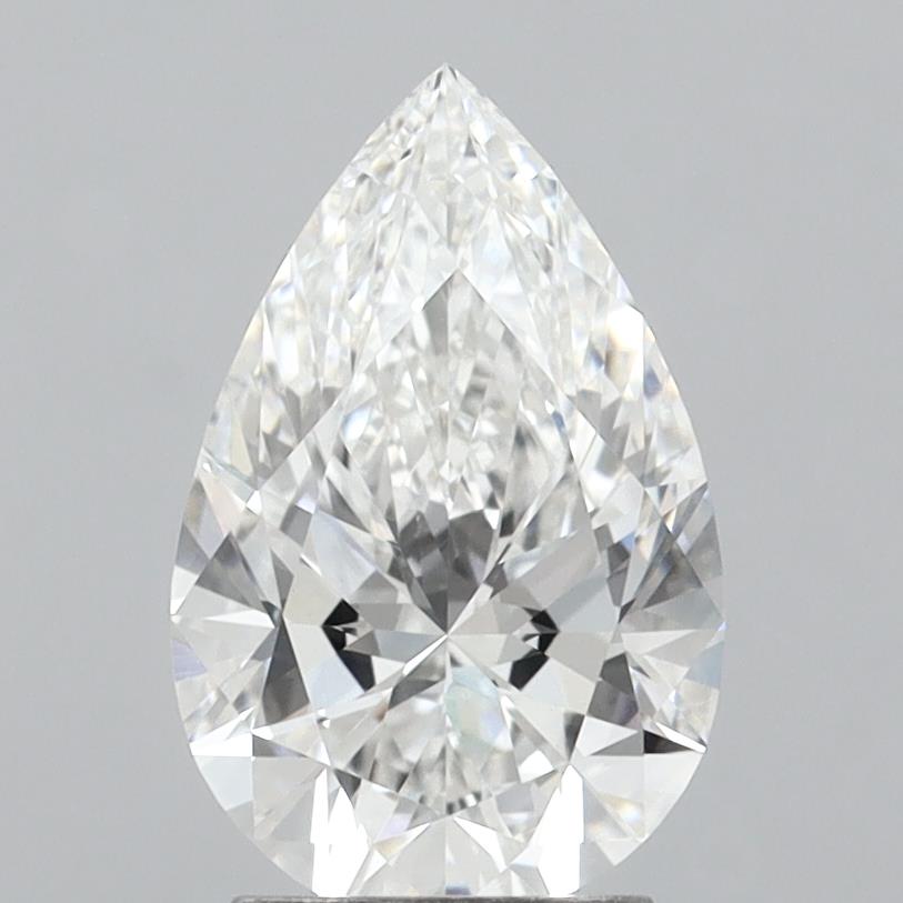 2.6ct Pear, E VVS2 — IGI