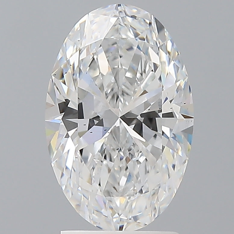 2.54ct Oval Lab-Grown Diamond — D VS2, IGI Certified
