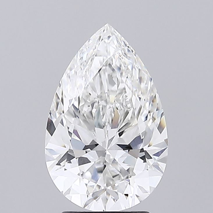 2.65ct Pear, F VVS2 — IGI