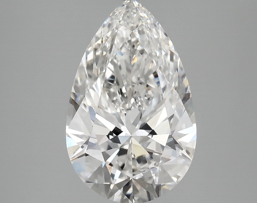 2.89ct Pear, F VVS2 — IGI
