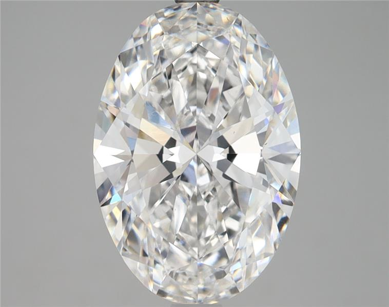 3.72ct Oval, D VS1 — IGI