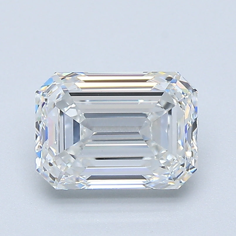 1.7ct Emerald Natural Diamond — F VS1, GIA Certified