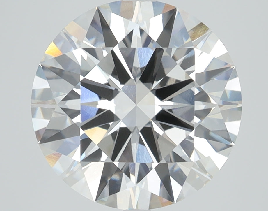 3.43ct Round, F VVS2 — IGI