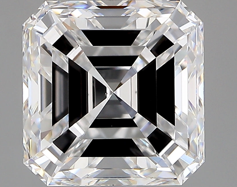 2.5ct Asscher Natural Diamond — D VS2, GIA Certified