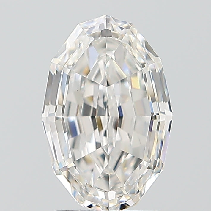 2.11ct Oval Step Cut, E VVS2 — IGI
