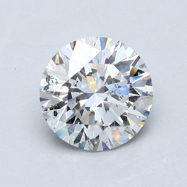 2.7ct Round Natural Diamond — H SI2, GIA Certified