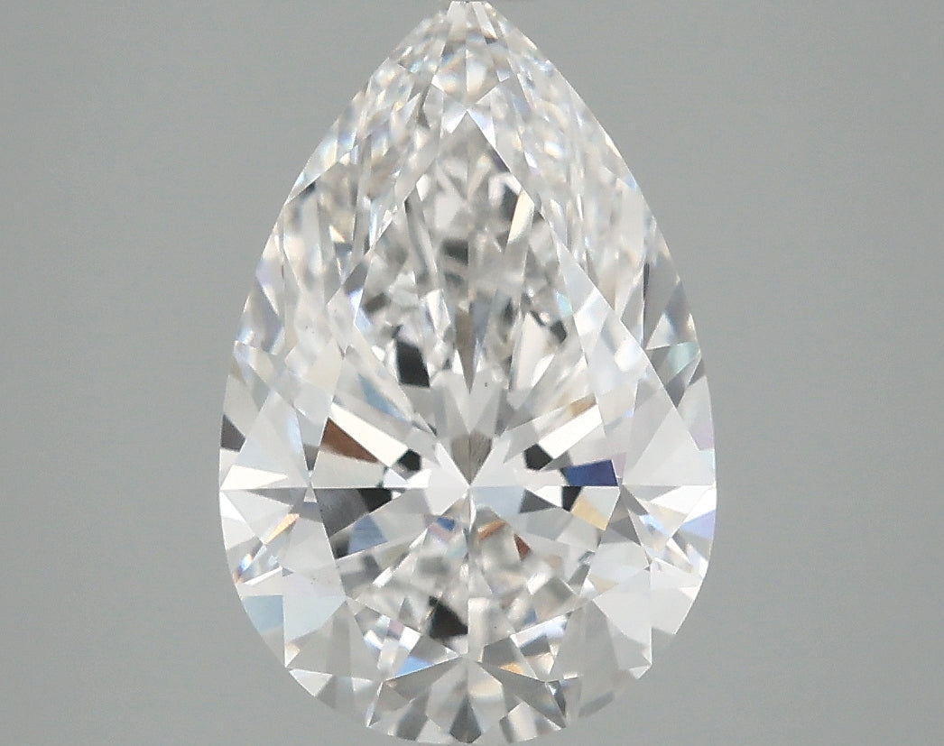 3.1ct Pear Lab-Grown Diamond — F VS1, IGI Certified