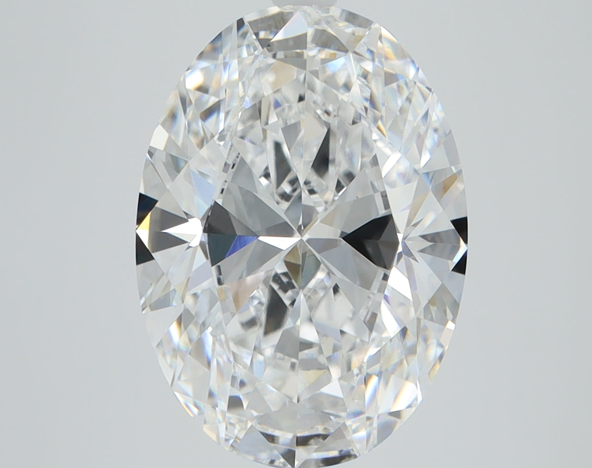 4.86ct Oval, D VVS1 — IGI